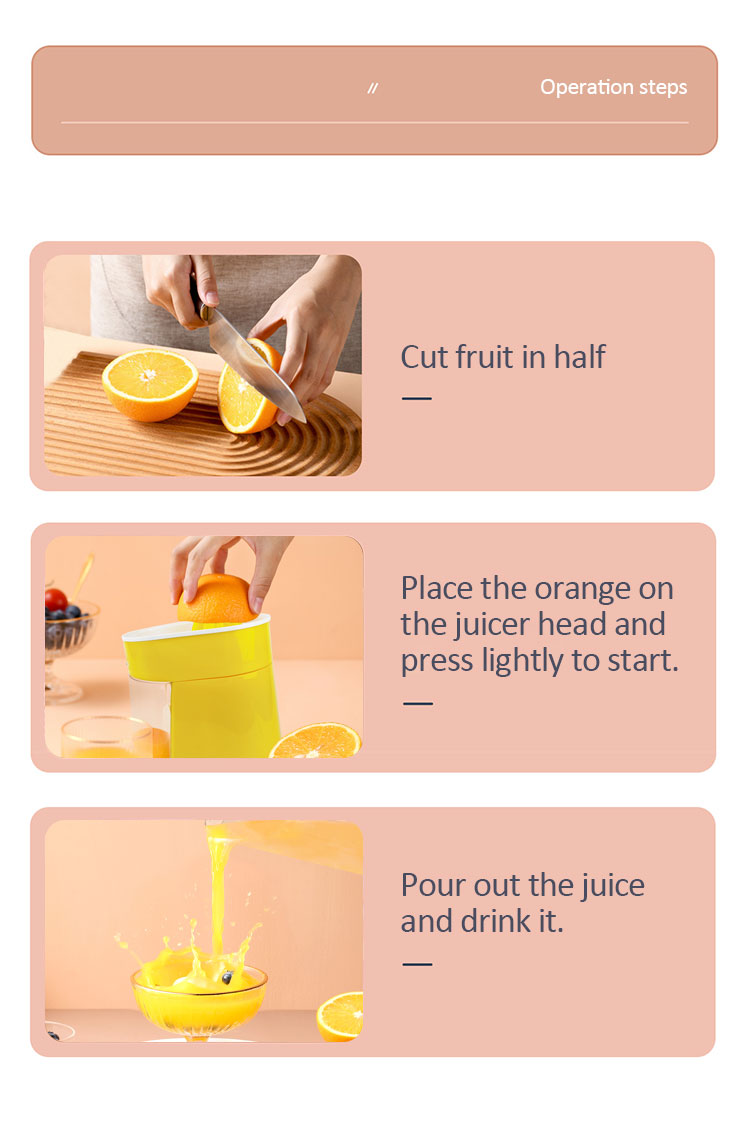2022 Hot wholesale multi functional color lemon electric citrus juicer