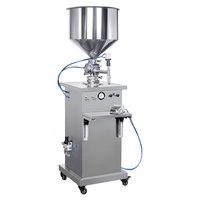 Machine de remplissage de pâte à chaud pour confiture avec agitation chauffante et trémie