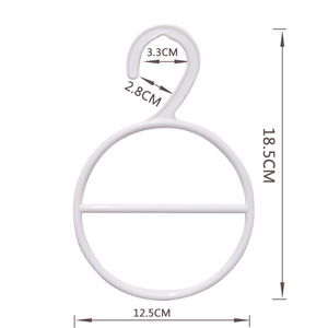 Bestiform Đôi Tier Thân Thiện Với Môi Vòng Nhựa Khăn Móc Móc Áo Cho Hijab Khăn Hiển Thị Khăn Choàng Quần Áo Tổ Chức - Product Image 4