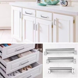 Stainless Steel <b>Cabinet</b> Door Handles Bow Shape Surface Mounted Minimalist Design Durable For Drawer And <b>Cabinet</b> Usage - Product Image 3