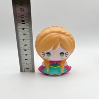 Nouveaux jouets squishy à rebond lent Elsa et Anna, les meilleures ventes transfrontalières, avec un design créatif Blanche-Neige et en PU