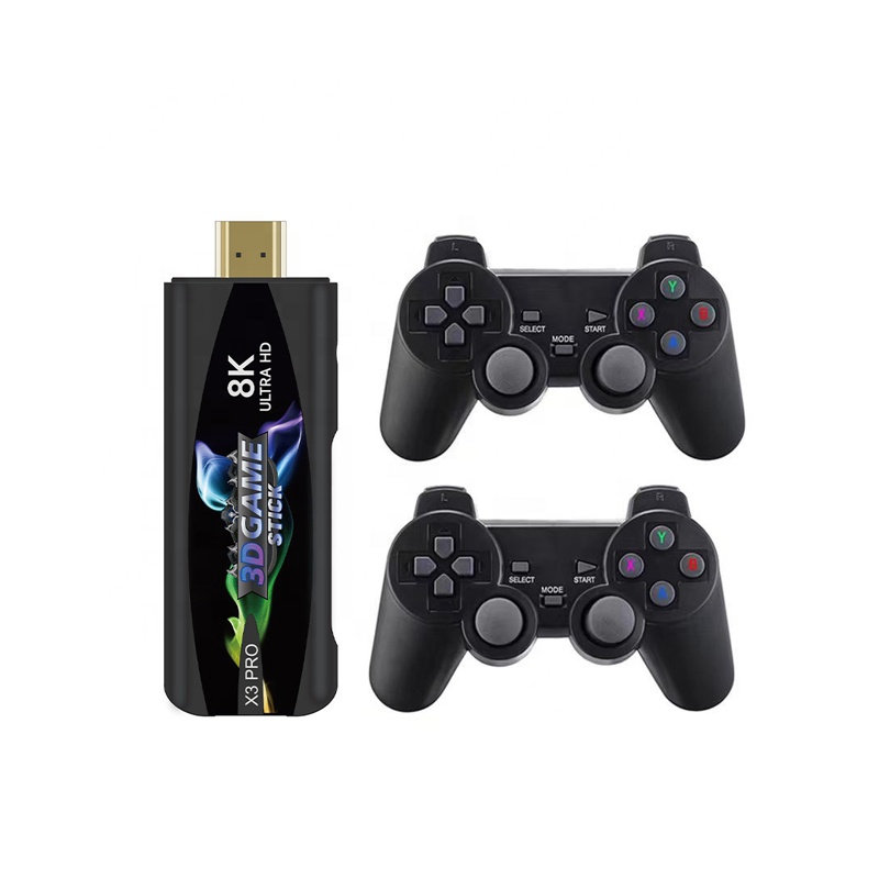 X3 Pro 4K Gaming Stick - 30000+ Retro Games & Dual Controllers