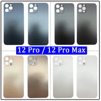 Remplacement de la vitre arrière pour iPhone 8P X XR 11 Pro Max 12 13 14 15 10: 00 PM Couvercle de batterie arrière Caméra Grand trou Large Grande porte arrière