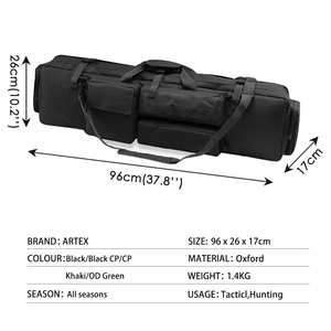 กระเป๋าเก็บอุปกรณ์ล่าสัตว์ ARTEX Tactical รุ่น Heavy Duty สีดำ ทำจากโพลีเอสเตอร์ 500D สำหรับระยะไกล พร้อมสายสะพายไหล่ - Product Image 2