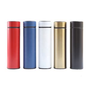 Geïsoleerde thermosfles van roestvrij staal met slimme LED-temperatuurweergave en metalen behuizing - Product Image 5