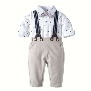 Abbigliamento Autunnale <span class=keywords><strong>per</strong></span> <span class=keywords><strong>Neonati</strong></span> all'Ingrosso, Tutina a Maniche Lunghe, Set di Abbigliamento alla Moda <span class=keywords><strong>per</strong></span> Bambini <span class=keywords><strong>Maschi</strong></span> - Product Image 1