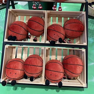 Peluche de <span class=keywords><strong>basket</strong></span>-ball personnalisée, cadeau amusant de <span class=keywords><strong>basket</strong></span>-ball, peluche de <span class=keywords><strong>basket</strong></span>-ball douce avec des jambes, adorable coussin de sport pour garçons - Product Image 4