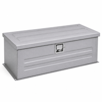 Boîte à outils personnalisée pour pick-up, avec loquet verrouillable et nervures renforcées pour le rangement dans la benne du camion