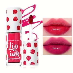 Brillant à lèvres hydratant durable non collant tasse rouge à lèvres liquide Sexy cerise rouge <span class=keywords><strong>rose</strong></span> teinte à lèvres lèvres coréennes - Product Image 6