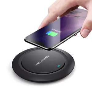 Universal Q18 K18 Qi Wireless Ladegerät 10w Handy Schnell ladepad Für Iphone X Xs Xr max für Samsung