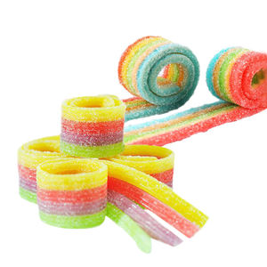 Caramelos de Goma Suaves y Dulces con Sabor a Fruta Recubiertos de Azúcar Arcoíris al por Mayor - Product Image 2