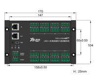 Module d'acquisition de capteurs numériques 16 canaux L808E, cellules de pesée industrielles, capteurs de force, alimentation 24VDC, échantillonnage 24 bits