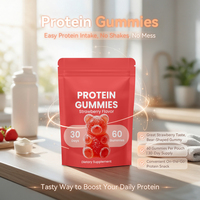 Gummies Protéinés OEM ODM Véganes, Haute Teneur en Protéines, Nutrition Sportive, Récupération Post-Entraînement, Adultes Actifs