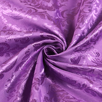 Tela Jacquard de Satén Popular China con Estampado Floral para Pijamas, Blusas, Prendas de Vestir, Vestidos, Tela Jacquard Elástica