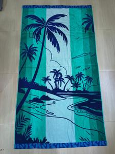 Tropical Palm Tree Printed <b>Beach</b> <b>Towel</b> Rectangle Quick-Dry Summer Adult <b>Towel</b> - Product Image 2