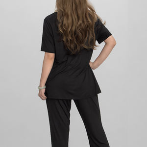 <span class=keywords><strong>Pigiama</strong></span> <span class=keywords><strong>estivo</strong></span> in cotone di bambù da donna Set di pigiami da donna pigiami da notte - Product Image 3