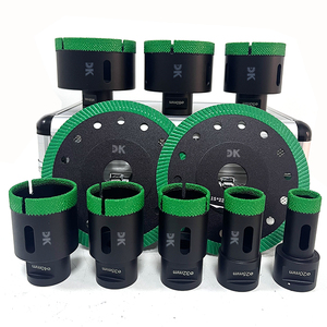 Kit di Punte Diamantate a Segmenti M14 Brasate Sottovuoto, Set di Punte per Carotaggio Diamantate, Set di Punte per Foratura Piastrelle - Product Image 1