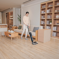 Aspirateur à sec et humide-Machine à nettoyer les sols, aspirateur vadrouille tout en un, vadrouilles électriques pour le nettoyage des sols durs