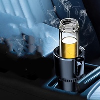 Mini-réfrigérateur intelligent portable 2-en-1, chauffe-eau et refroidisseur pour le camping, chauffe/rafraîchit l'eau, le lait et autres boissons