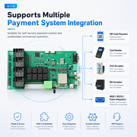 Carte de contrôle pour machine de nettoyage de casques intelligente avec écran tactile, compatible avec l'utilisation commerciale en libre-service