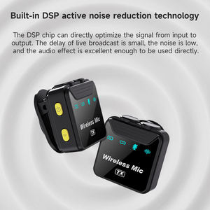 Sx23 Không Dây Lavalier Microphone Ve Áo Mic Clip-On Cổ Áo Mic Cho Cuộc Phỏng Vấn Live Streaming Video Máy Ảnh Ghi Âm <span class=keywords><strong>Podcast</strong></span> - Product Image 5