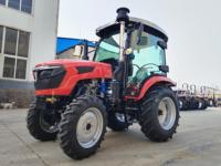 Traktor Mini Kebun Lovol M704 70hp 4wd Mesin Diesel dengan Loader Depan