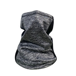 Adjustable Fleece <b>Neck</b> <b>Warmer</b> For Outdoor Sports Cycling Windproof Cold Resistant Dark Gray Light Gray Black Unisex - Product Image 5