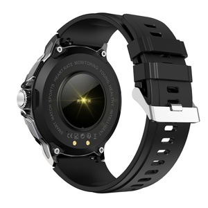 Montre connectée en silicone étanche pour appels, surveillance de la fréquence cardiaque, de l'oxygène sanguin, du sommeil et du suivi de la santé, avec podomètre et bracelet intelligent - Product Image 2