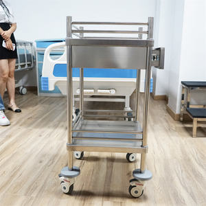 Carrinho de Armazenamento de Instrumentos e Curativos em Aço Inoxidável para Hospital YFQ001 - Product Image 5