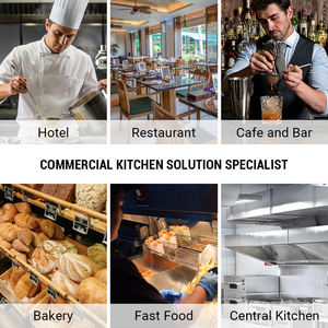 Estación de Cocina Monobloque Premium, Cocina Profesional para Restaurante, Isla de Acero Inoxidable, Opción de Gas o Inducción - Product Image 2