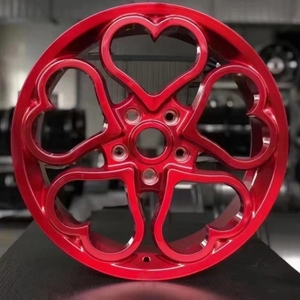 5 lỗ 15 16 17 18 19 20 21 22 23 24 inch màu sắc tùy chỉnh vành màu hồng hình trái tim giả mạo bánh xe cho BMW <span class=keywords><strong>Mini</strong></span> - Product Image 4