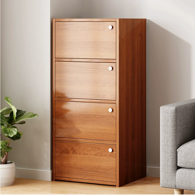 Custom Wooden Wine Storage Bookcase Cabinet