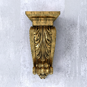 Ornement mural élégant en fer ajouré, surface lisse, treillis de clôture, portails décoratifs, pièce d'art personnalisable, modélisation 3D - Product Image 1
