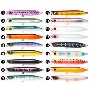 Aparejos de pesca duros de 18 colores, Señuelos de Pesca de boca grande, popper Top water de 130mm - Product Image 4