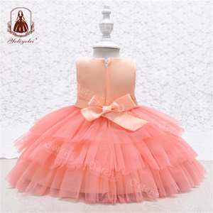 Vestidos bonitos para niñas, vestidos De <span class=keywords><strong>18</strong></span> <span class=keywords><strong>meses</strong></span> De Crmonie para niñas, vestidos De princesa para niñas, vestido De Ángel dorado, gran oferta - Product Image 2