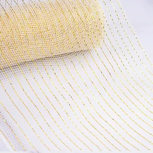 Wholesale Christmas <strong>Deco</strong> PP <strong>Mesh</strong> Rolls 10 Inch Decorative Poly <strong>Mesh</strong> <strong>Ribbons</strong> for Xmas Wreathes - Product Image 2