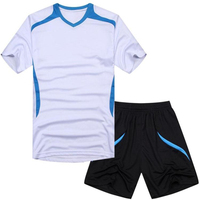 Vêtements de sport personnalisés, maillots de football pour hommes, uniforme de football, manches courtes, 100% polyester, séchage rapide
