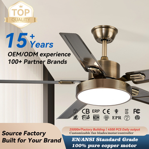 พัดลมเพดานอัจฉริยะ 5 ใบพัดเหล็ก ประหยัดพลังงาน ทันสมัย ให้ลมแรง รองรับการปรับความสว่าง 6 ระดับความเร็ว ตัวเครื่องโลหะทั้งหมด ทนทานยิ่งขึ้น - Product Image 1