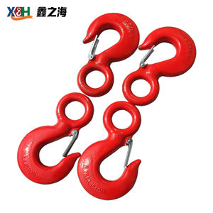 สลิงยกแบบหมุนได้สำหรับงานหนัก 3 ตัน พร้อมตะขอเกี่ยวแบบตา ผลิตจากเหล็กอัลลอยด์ตีขึ้นรูป พร้อมตัวล็อคเพื่อความปลอดภัย ตะขอเครนแบบหมุนได้ - Product Image 3