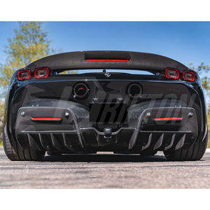 Kit Carrozzeria e Set Vano Motore in Fibra di Carbonio Visibile <span class=keywords><strong>SF90</strong></span> per Ferrari <span class=keywords><strong>SF90</strong></span> Stradale e Spider - Product Image 4
