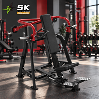Machine de musculation commerciale SK à charge libre pour presse à épaules assise, équipement d'entraînement de force des bras indépendants pour centre de fitness