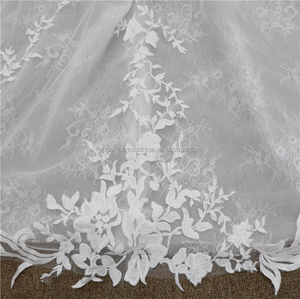 Il colore della pelle di <span class=keywords><strong>tulle</strong></span> <span class=keywords><strong>con</strong></span> maniche lunghe francese del merletto del cotone UNA linea <span class=keywords><strong>gonna</strong></span> 2020 ultime abiti da sposa da sposa - Product Image 5