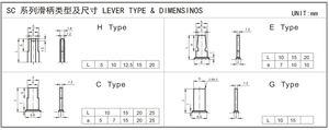 Potenciómetro Deslizante Mono Producido por la Fábrica Sunhorizon, Utilizado <span class=keywords><strong>para</strong></span> Control de Volumen - Product Image 3