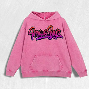 Sweat-shirt rétro délavé avec graphisme graffiti « <span class=keywords><strong>Prague</strong></span> Boyz », 100 % coton, 6 couleurs, entrepôt américain - Product Image 5