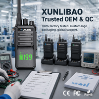 Radio marine professionnelle XUNLIBAO IP68 étanche, OEM ODM, logo personnalisé, F1880 VHF UHF double bande, talkie-walkie analogique portable