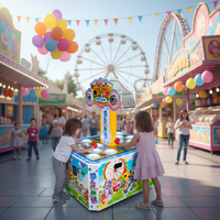 Machine de jeu interactive pour deux joueurs, mini Whack-a-Mole, avec grue, son et lumière, fonctionnant à pièces, jeu de frappe au marteau, pour enfants et adultes, à usage intérieur