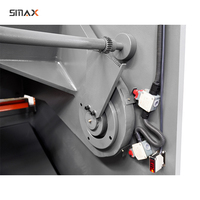 Cisaille à poutre oscillante hydraulique CNC SMAX QC12K 12*5000mm, vente directe usine, pour moteur BEIDE semi-automatique E30/TP07