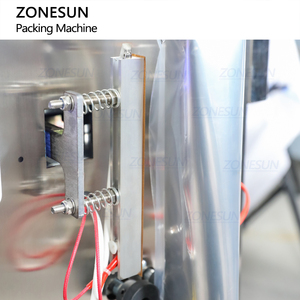 Zonesun ZS-FS200D1 tự động mật ong sốt cà chua nước sốt dán nhỏ gói dọc hình thức điền niêm phong máy với trộn Phễu - Product Image 6