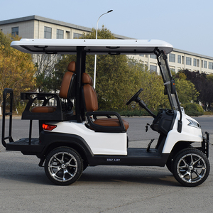 Chariot de <span class=keywords><strong>golf</strong></span> électrique 4 places sur mesure fabriqué en Chine avec suspension indépendante Système de freinage à quatre disques Chariot de chasse levé - Product Image 4