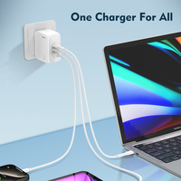 LDNIO Q7-MI Grosir Charger HyperCharge GaN 67W Multi-Port dengan Colokan US EU UK untuk Xiaomi